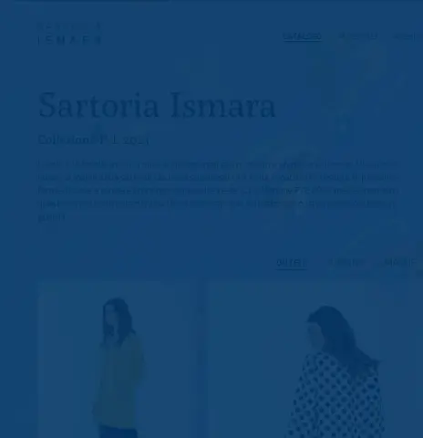 Ismara homepage screenshot